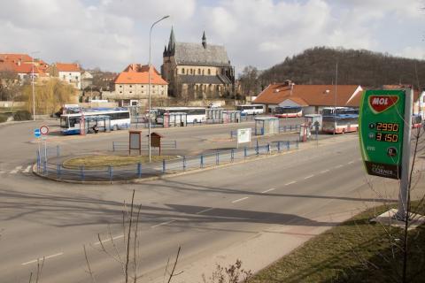Fotografie Autobusové nádraží Slaný - ČSAD Slaný