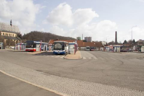 Fotografie Autobusové nádraží Slaný - ČSAD Slaný
