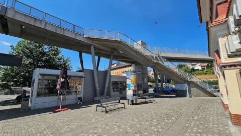 Fotografie Dopravní terminál (vlakové + autobusové nádraží)