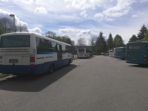 Fotografie Autobusové nádraží Dvůr Králové nad Labem