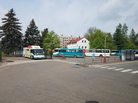 Fotografie Autobusové nádraží Dvůr Králové nad Labem